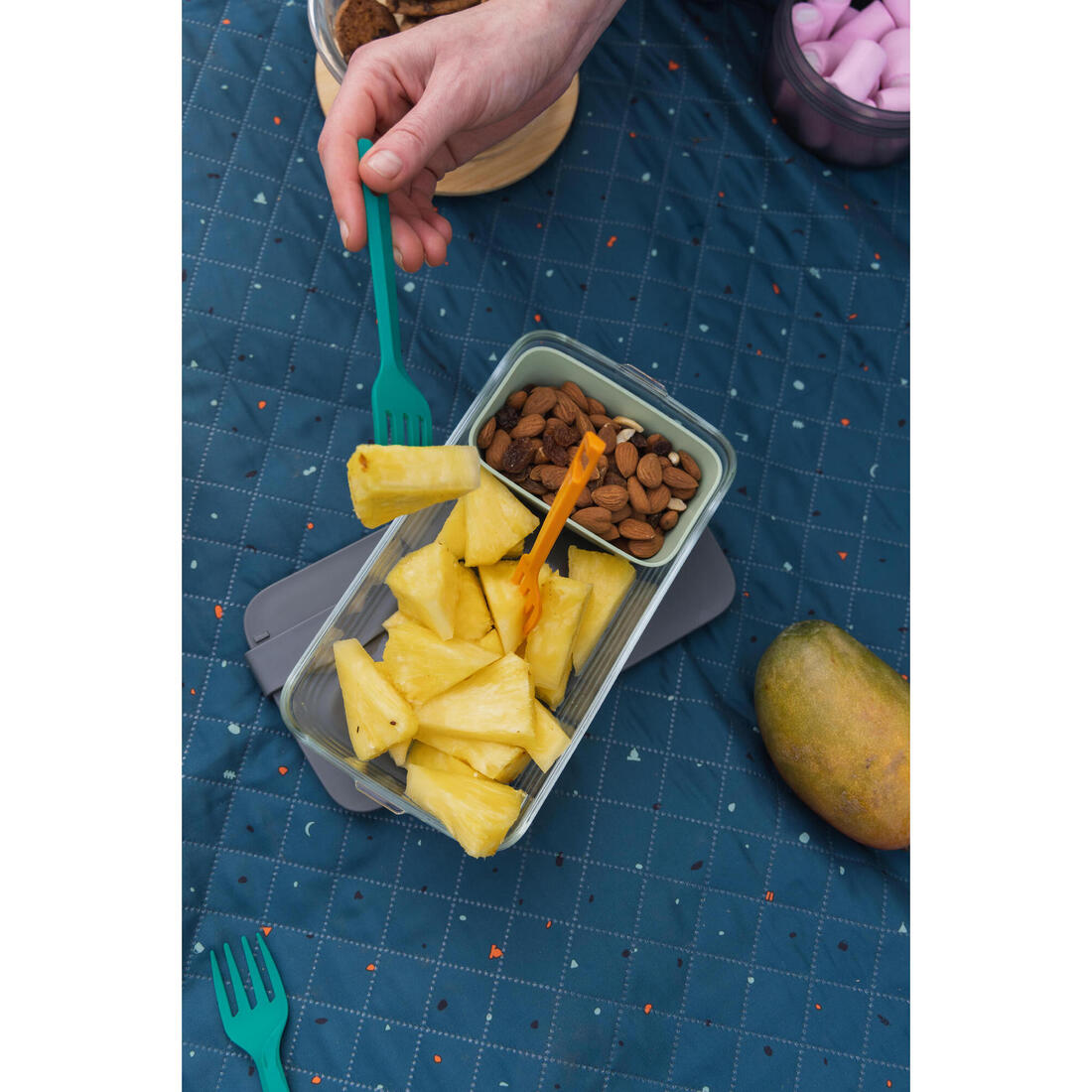 Boite de conservation en verre - 1 litre - Alimentaire
