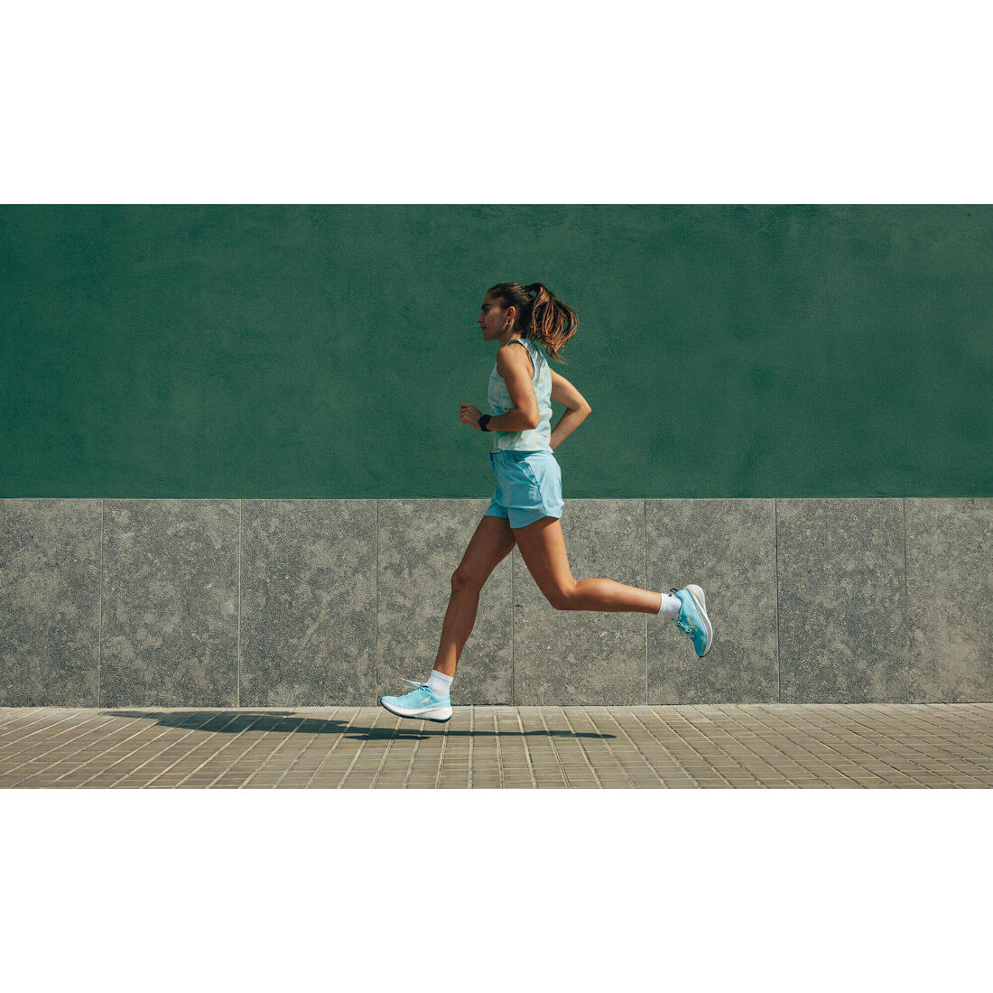 Short running & trail respirant femme - kiprun run 500 dry