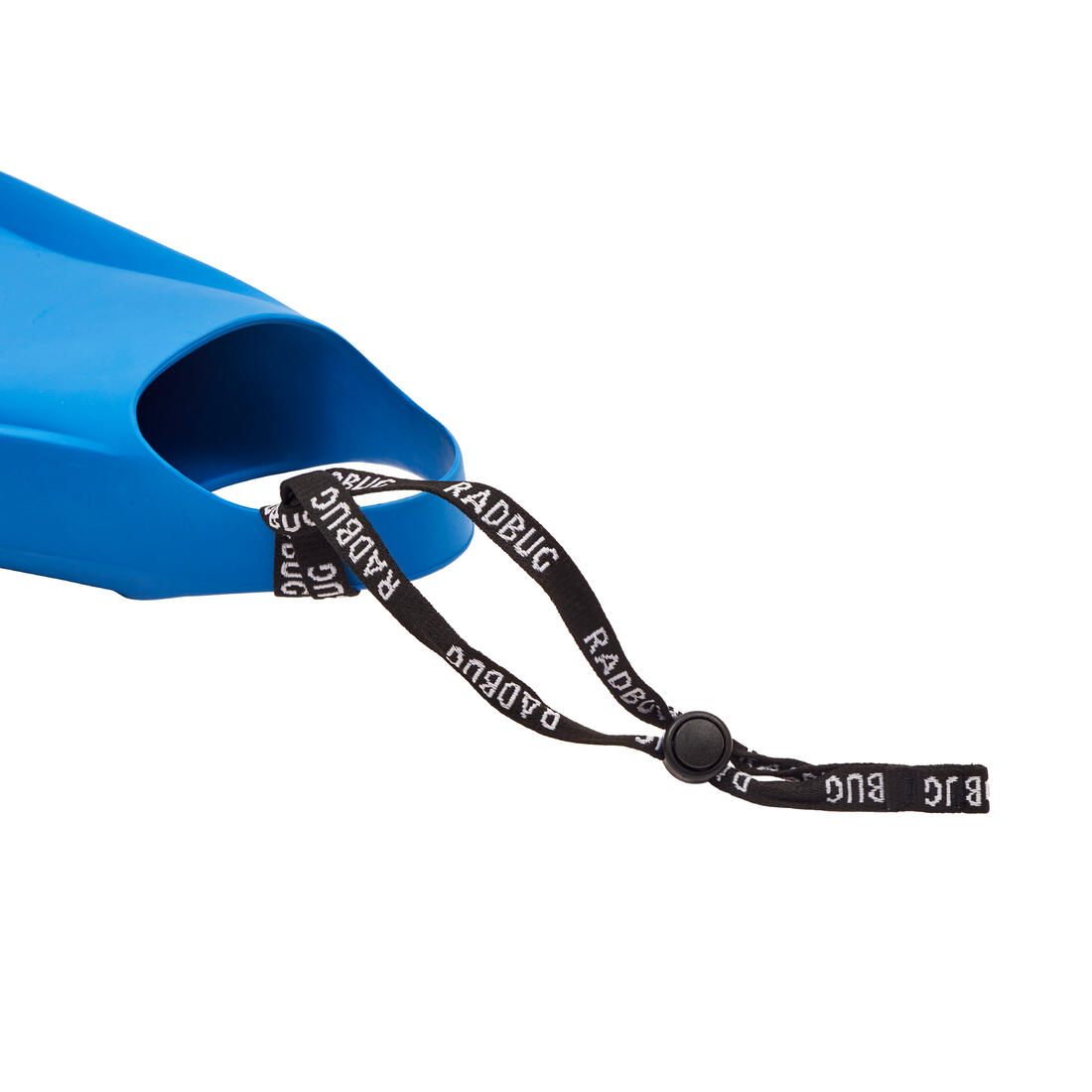 Leash palmes bodyboard léger en lacets, 500 Fin leash light gris