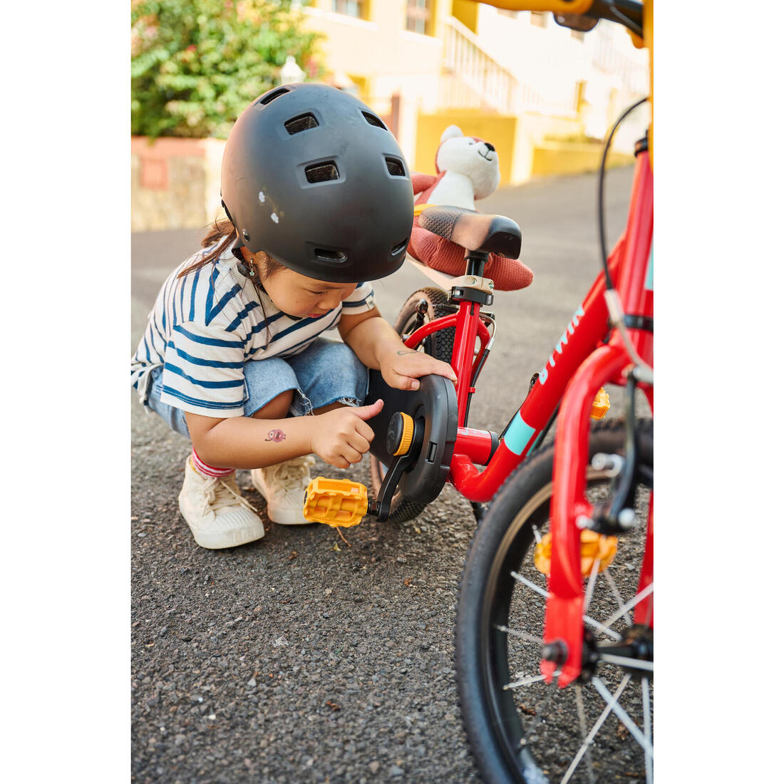 VELO ENFANT 2EN1 DRAISIENNE 3-5 ANS 14 pouces - DISCOVER 500