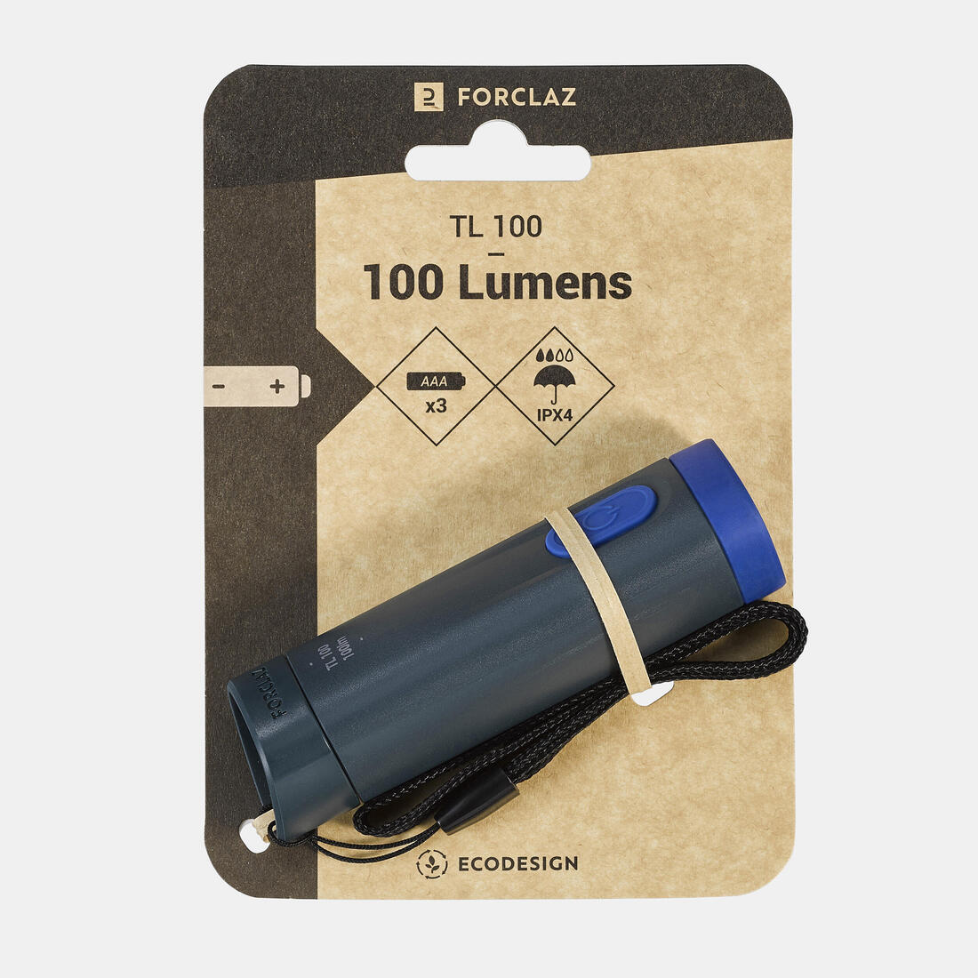 Lampe torche à piles, 100 lumens, TL100