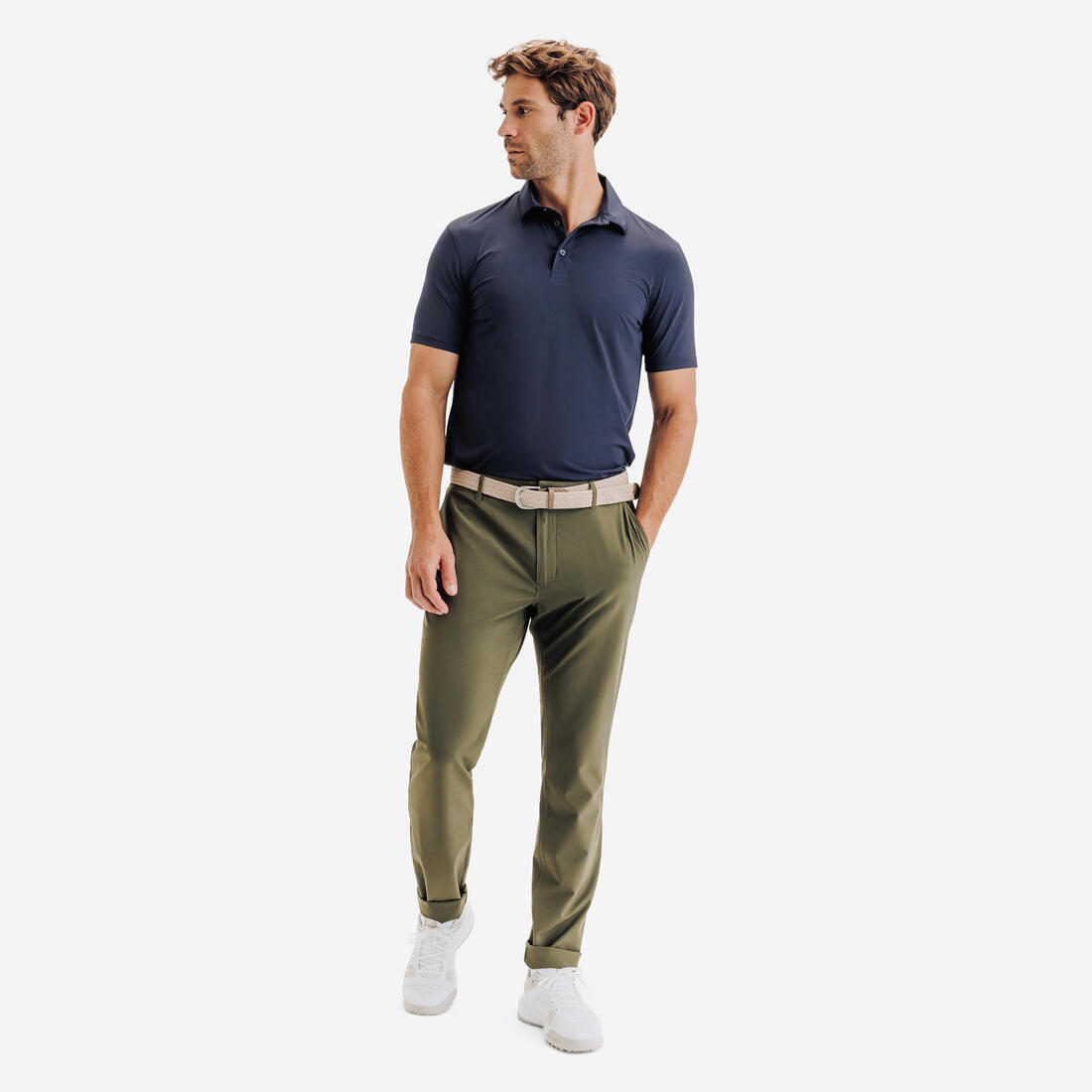 Polo de golf synthétique  respirant manches courtes homme, WW900