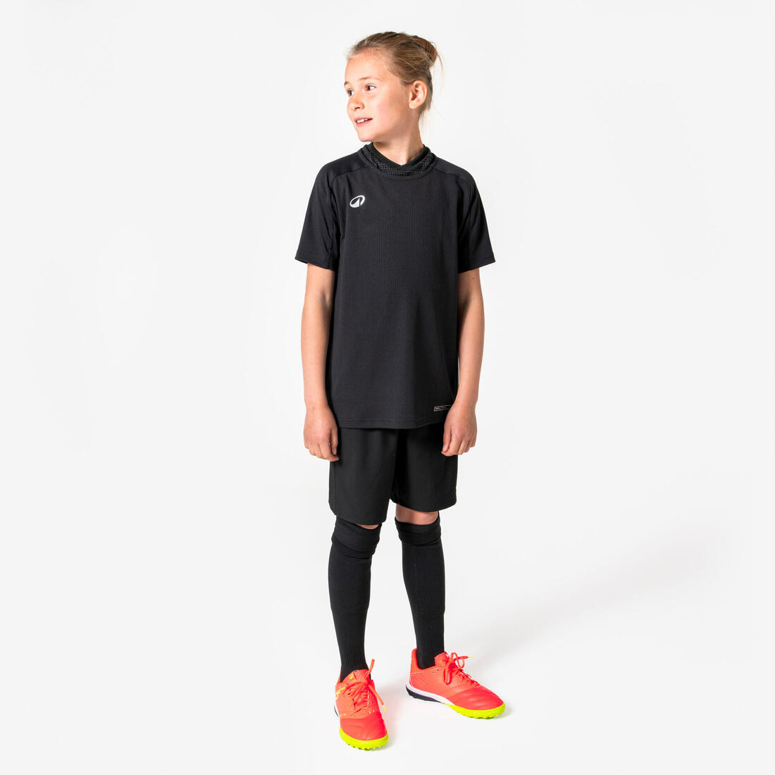 SOUS-VETEMENT THERMIQUE HAUT MANCHES COURTES  ENFANT NOIR KEEPDRY 500