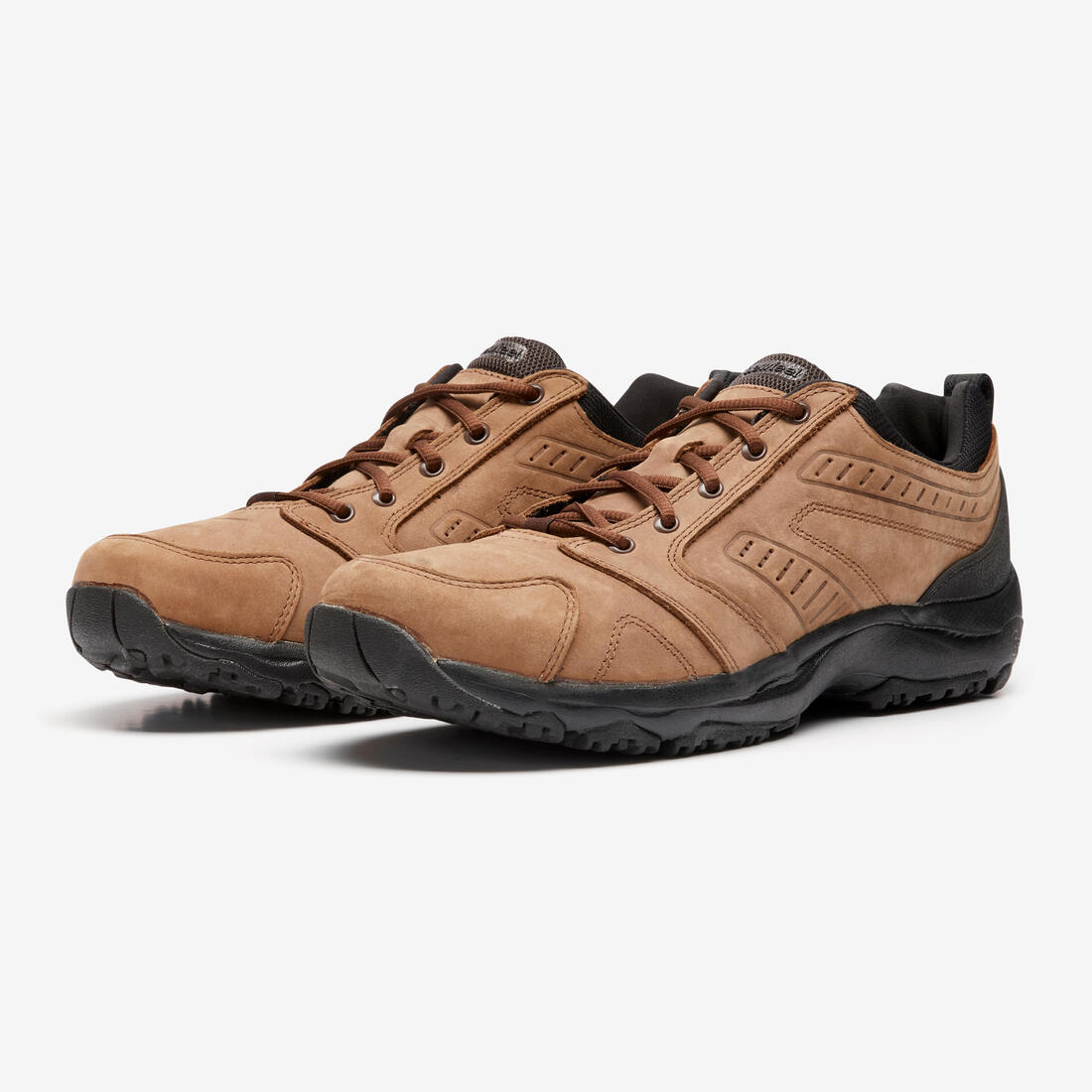 Chaussures cuir marche urbaine homme Nakuru Confort marron – 8164913