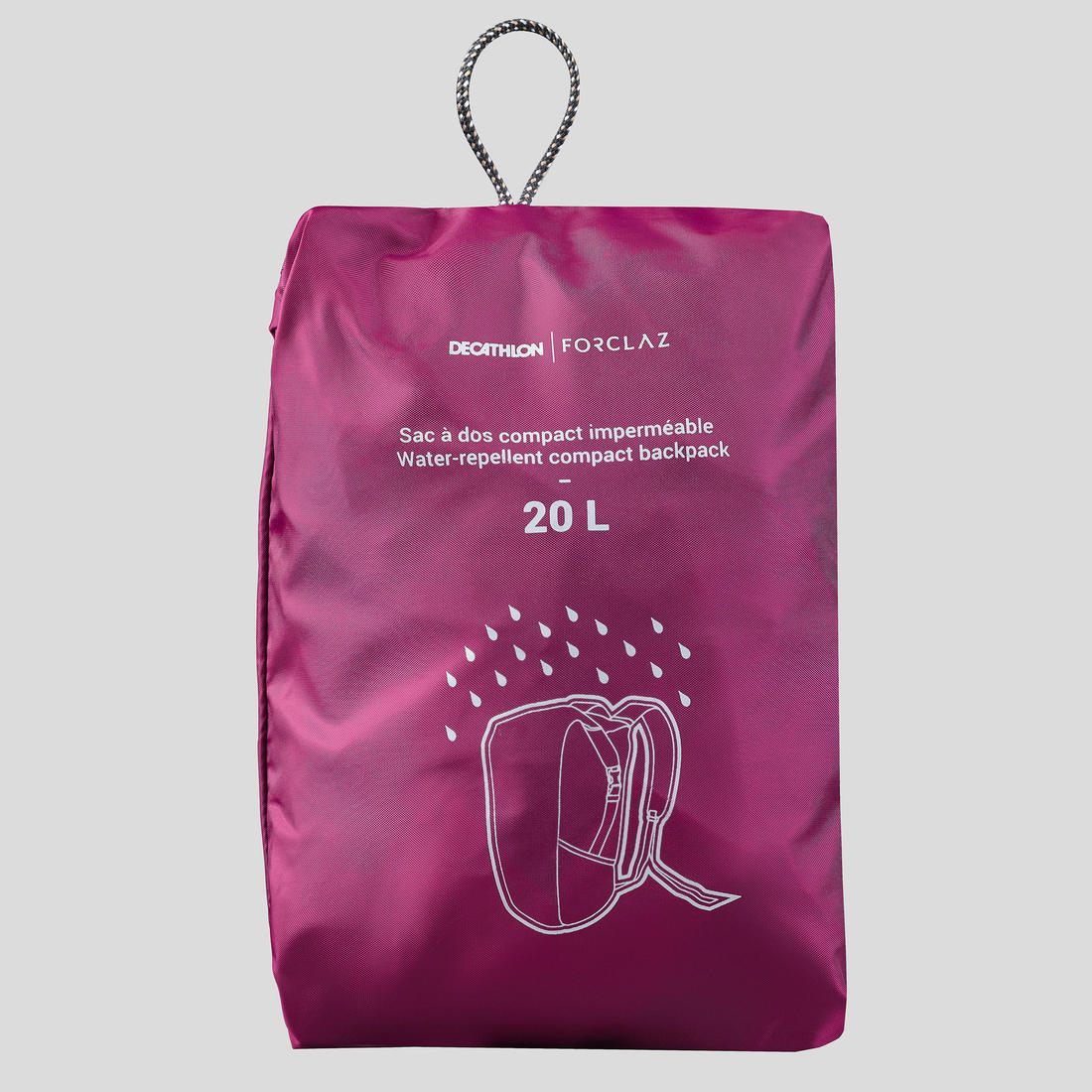 Sac à dos de poche pliable et imperméable 20L, Travel
