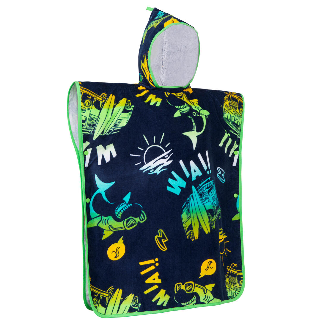 Poncho surf 500 junior (110 à 135 cm) surfy