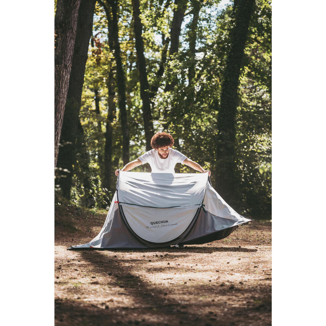 Tente de camping instantanée 2 places, 2 Seconds Fresh & Black