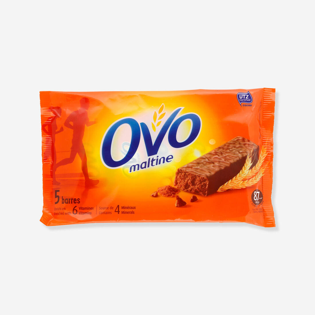 Barre enrobée OVOMALTINE chocolat 5x20g