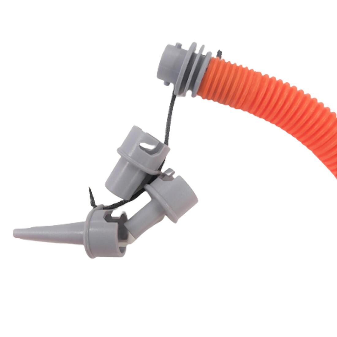 Pompe manuelle de kayak basse pression 1-3 psi double action 2 x 1,4l orange