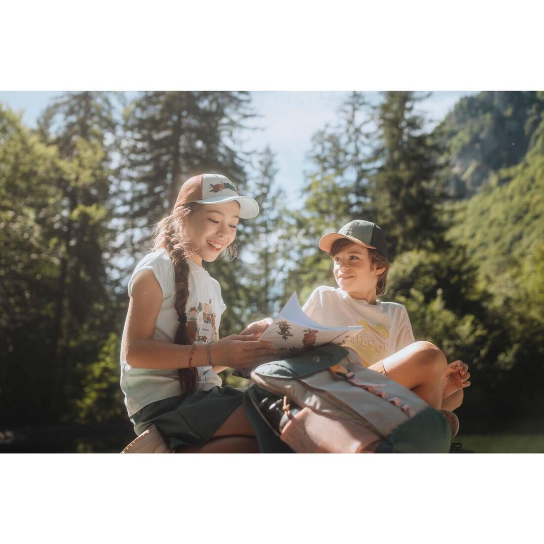 T-Shirt de randonnée enfant 7-15 ans, NH100 turquoise