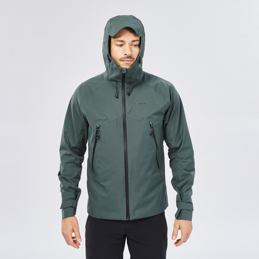 Veste imperméable et respirante de randonnée homme, MH500