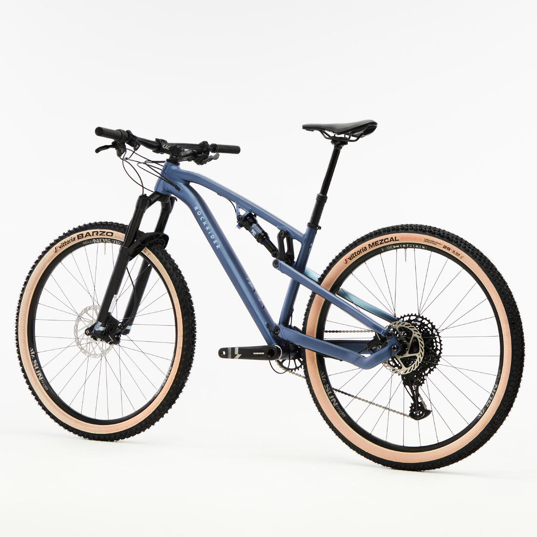 Vélo vtt xc cross country race 700 s bleu - cadre aluminium