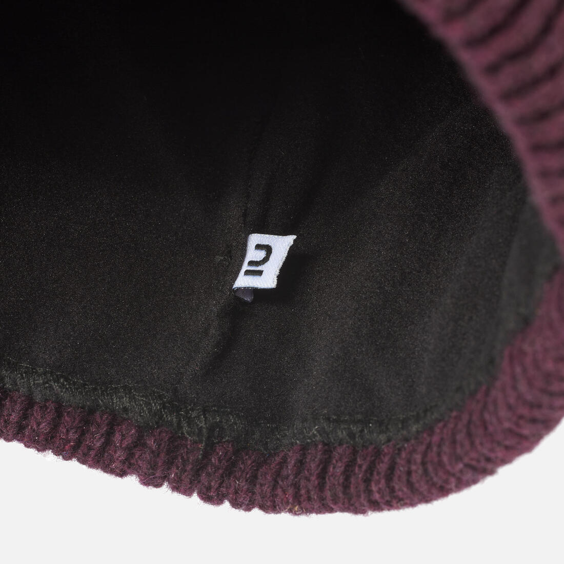 Bonnet en laine adulte, TORSADE 900 bordeaux