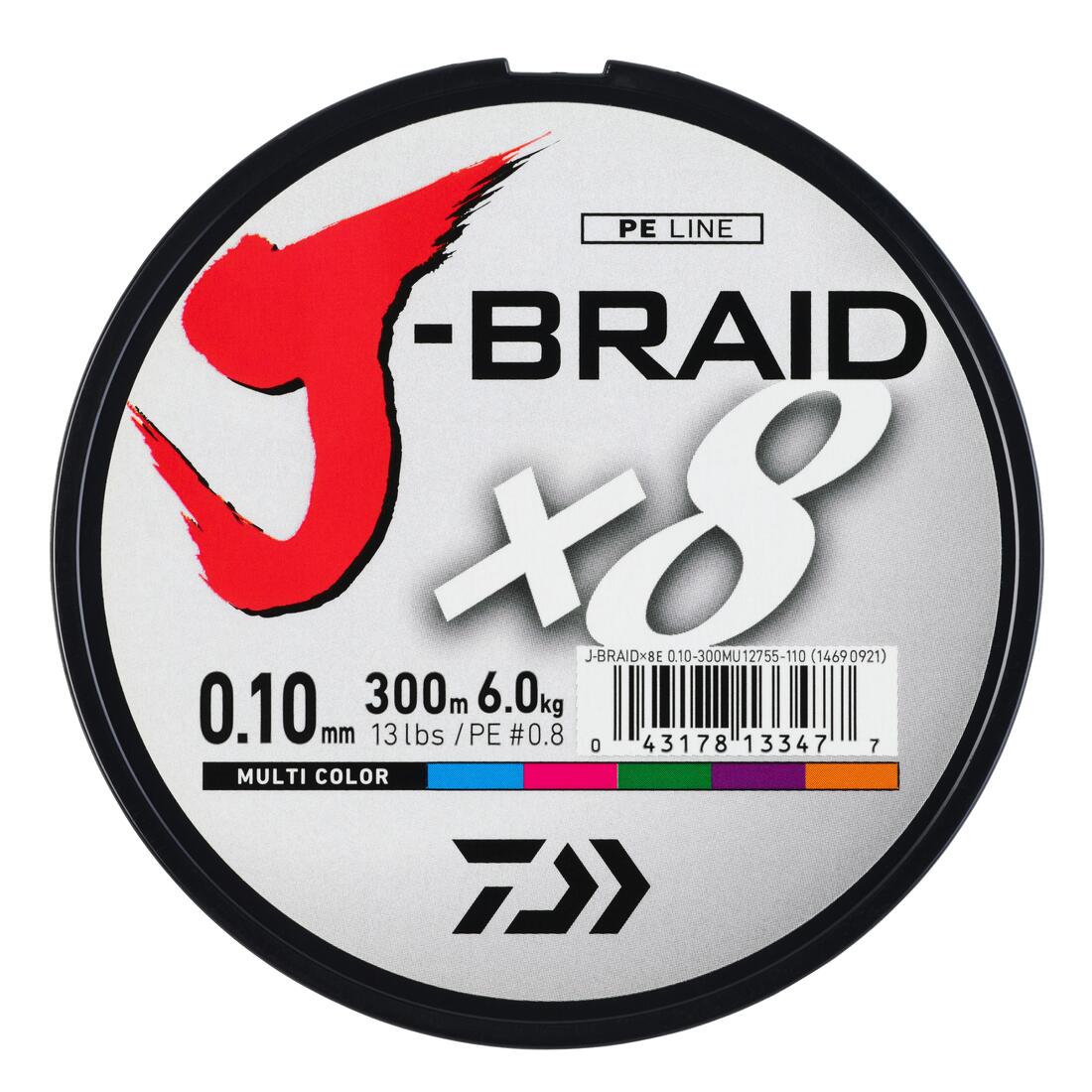 Tresse J BRAID 8B 300M 51/100MC DAIWA