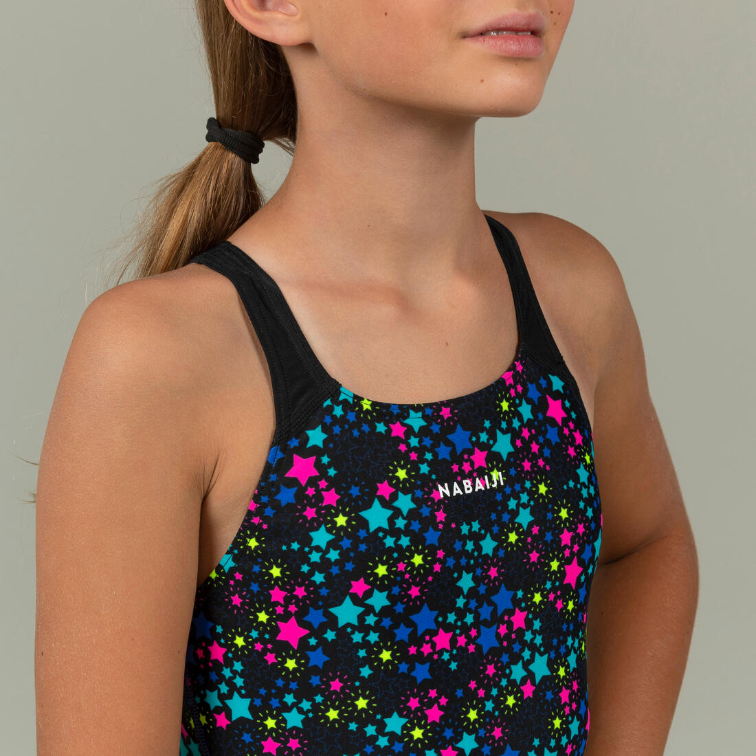 Maillot de bain 1 pièce natation Fille - 500 Kamyleon