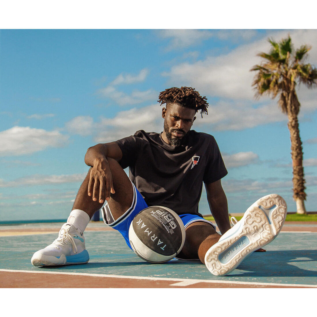 Ballon de basket adulte bt500 grip taille 7