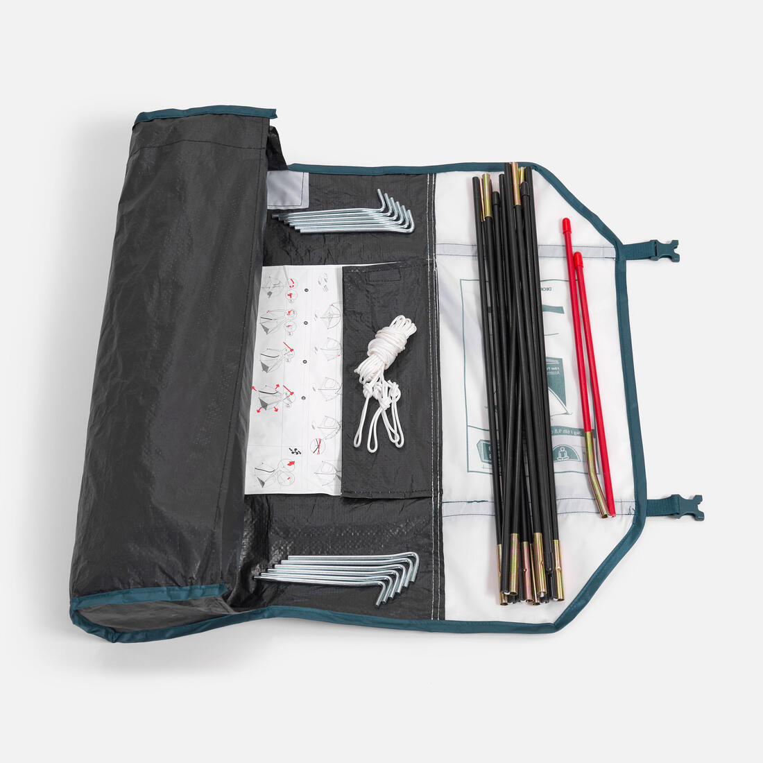 Tente de camping 2 places, MH100 Fresh & Black