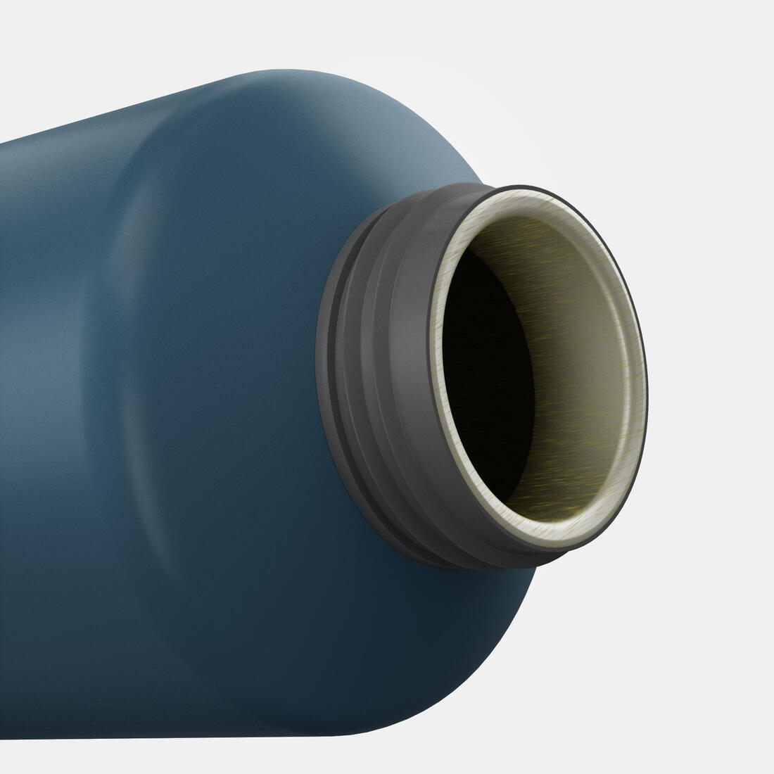 Gourde alu 1L avec bouchon instantané, composée à 100% d’alu recyclé