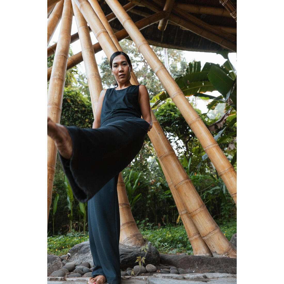 DEBARDEUR YOGA  COTON LIN PREMIUM
