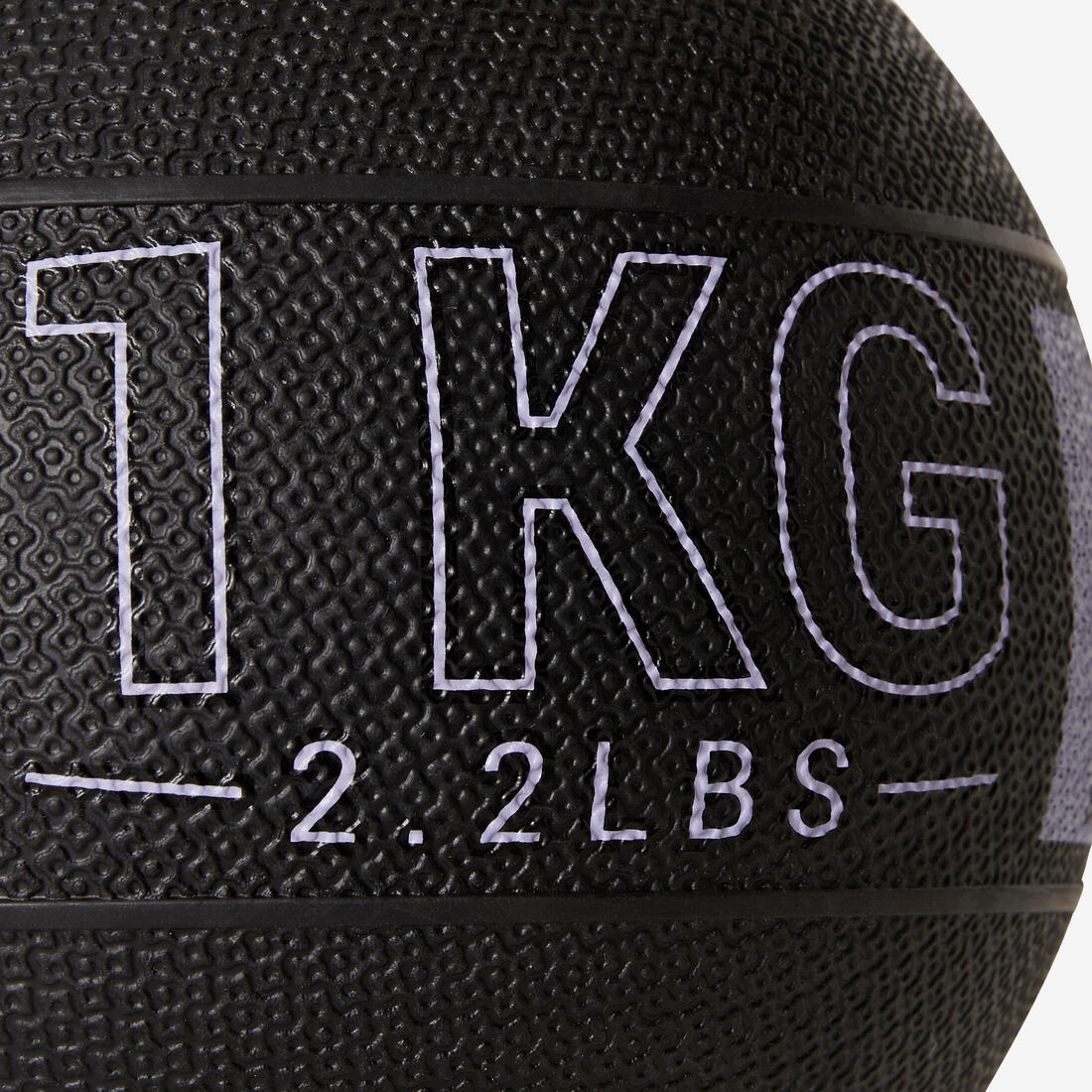 Medecine Ball 1kg caoutchouc