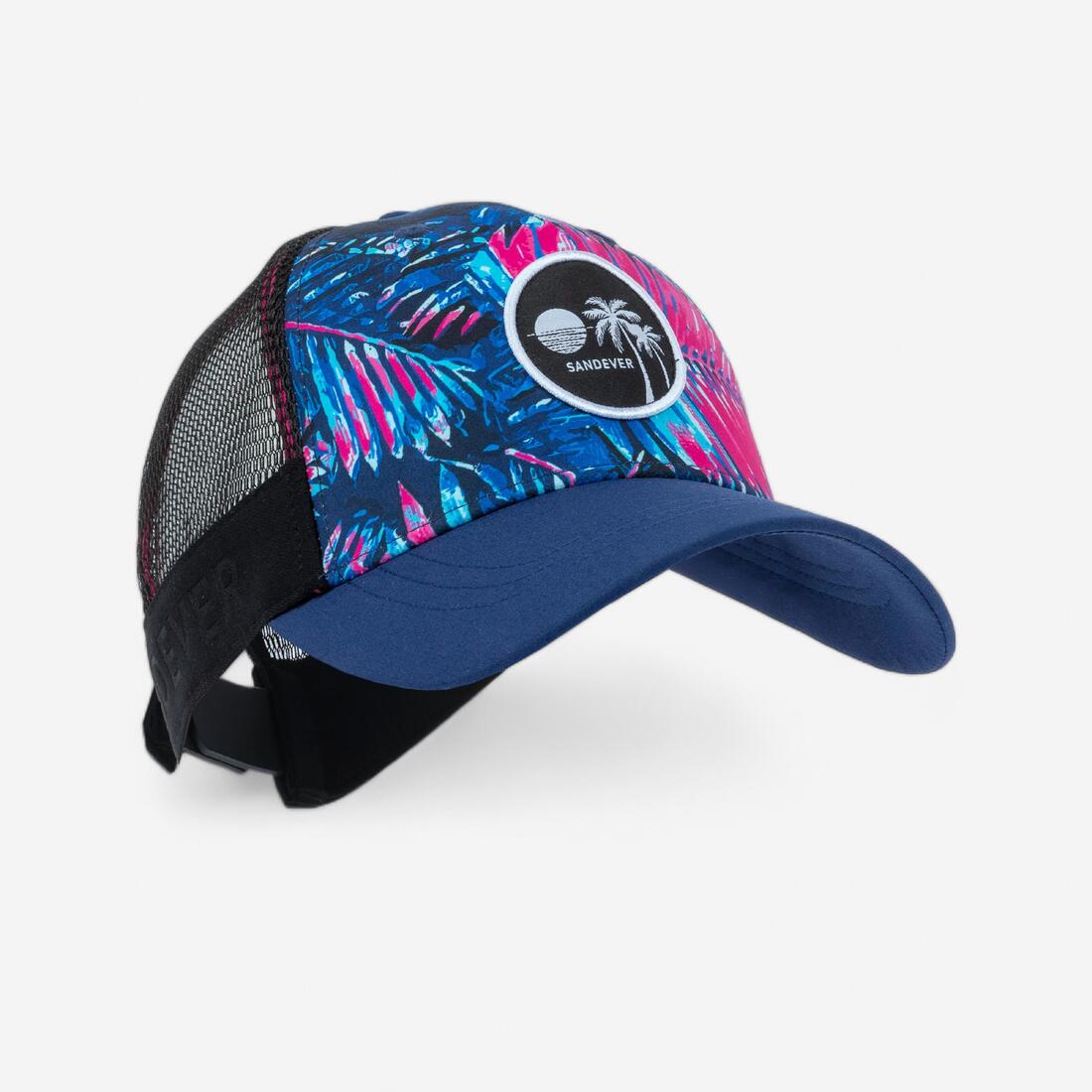 Casquette de Beach Style trucker adulte Rose Bleue