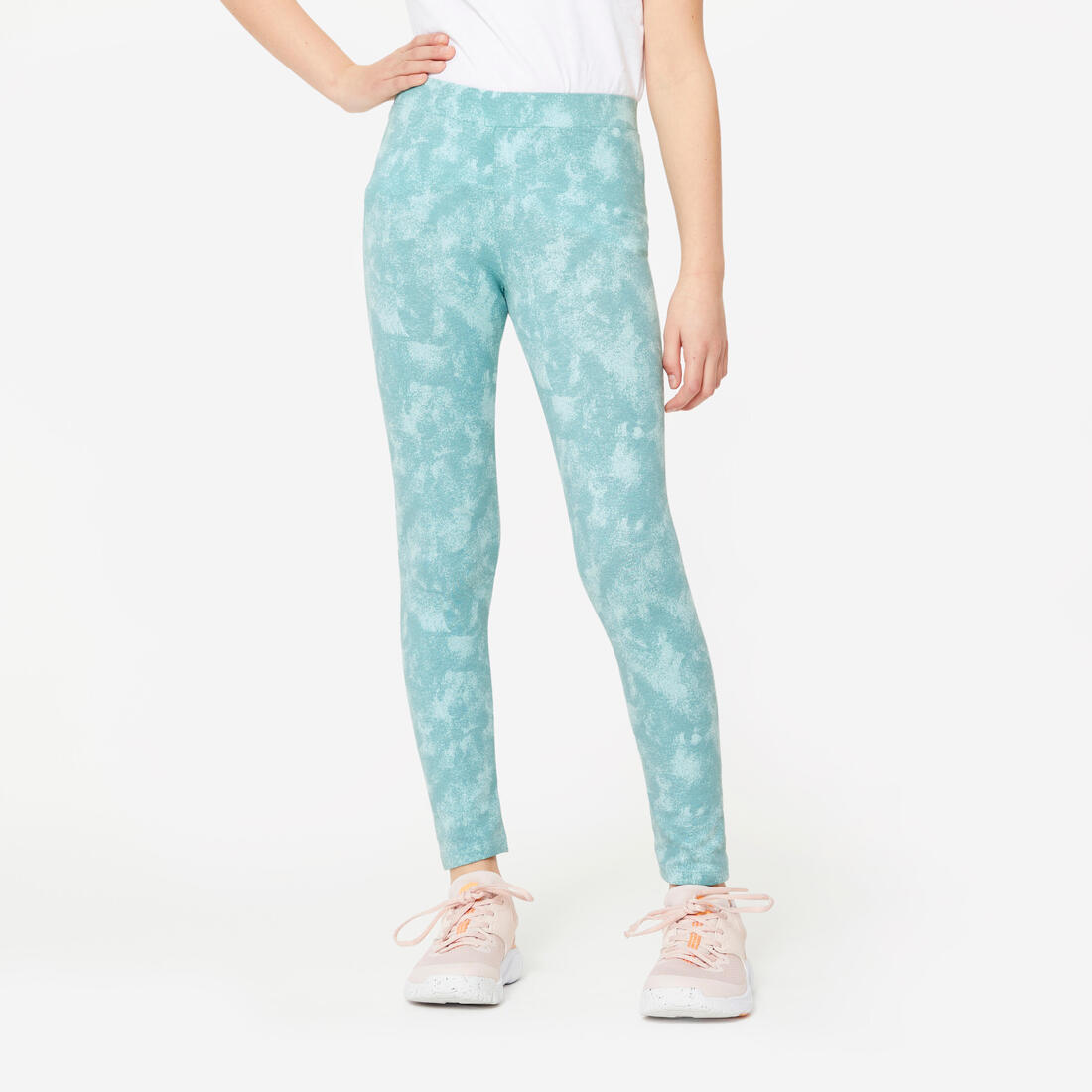 Legging coton fille, imprimé