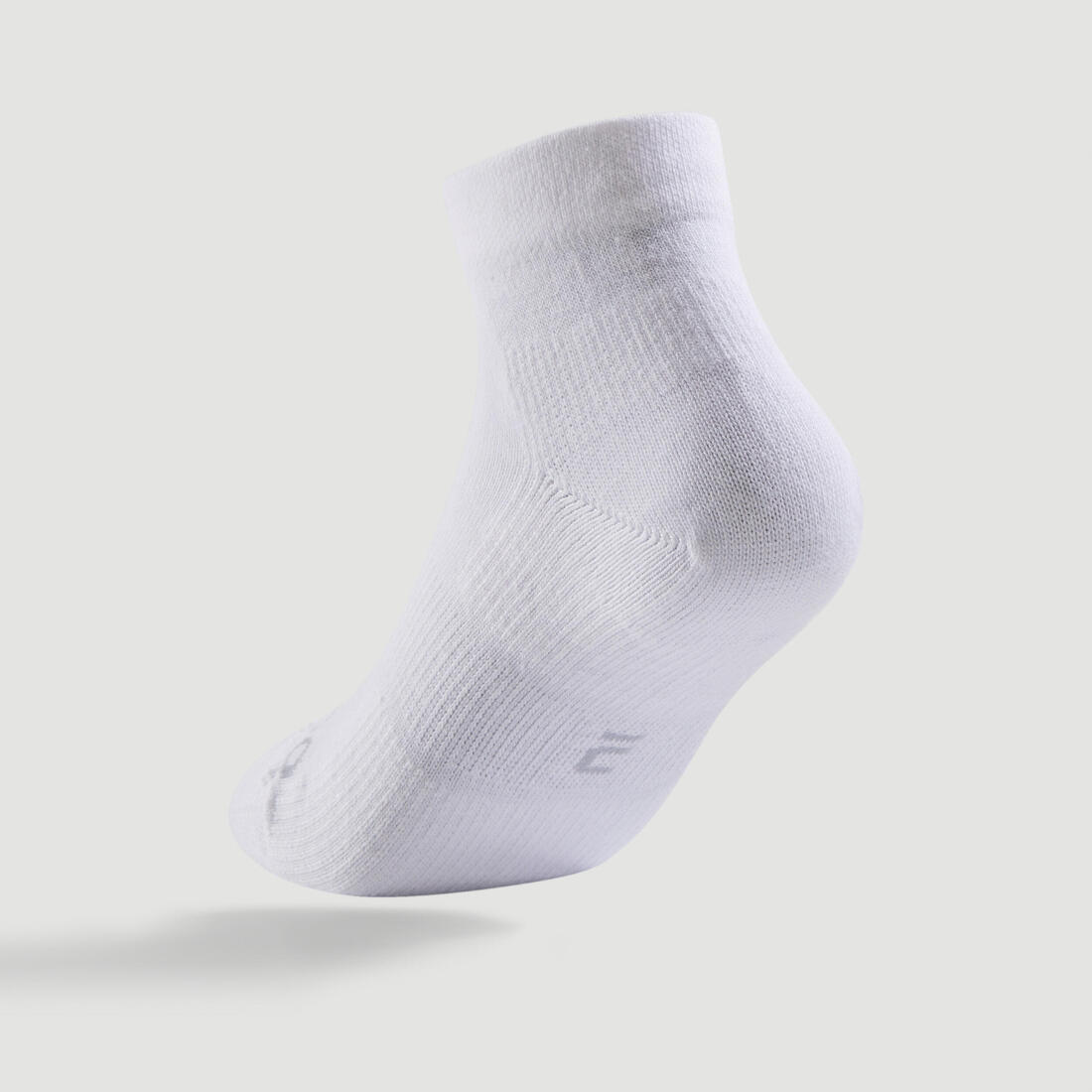 CHAUSSETTES DE SPORT ENFANT MI-HAUTES RS 160  BLANC MARINE LOT DE 3
