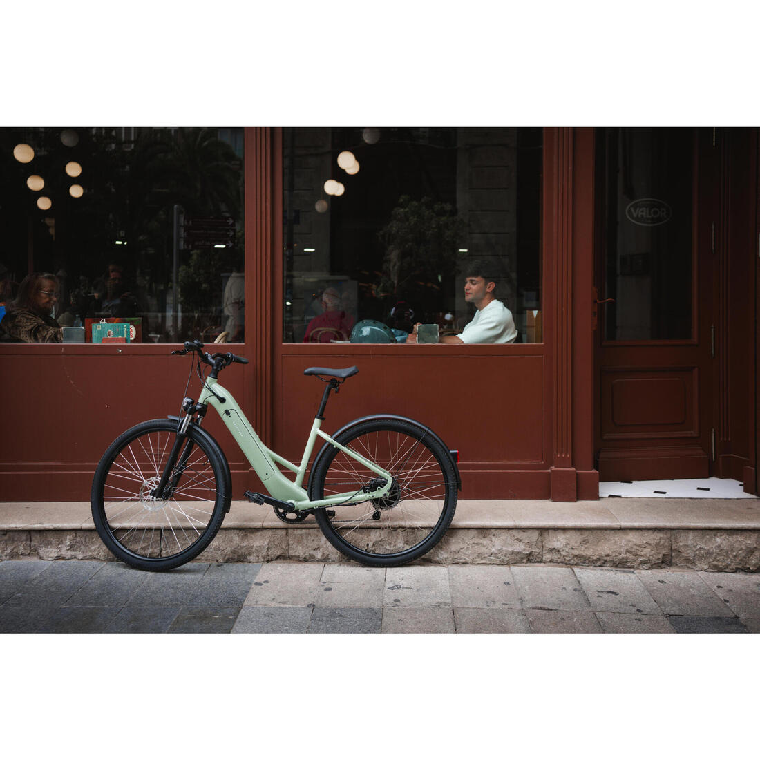 Vélo tout chemin électrique cadre bas, e-actv 100