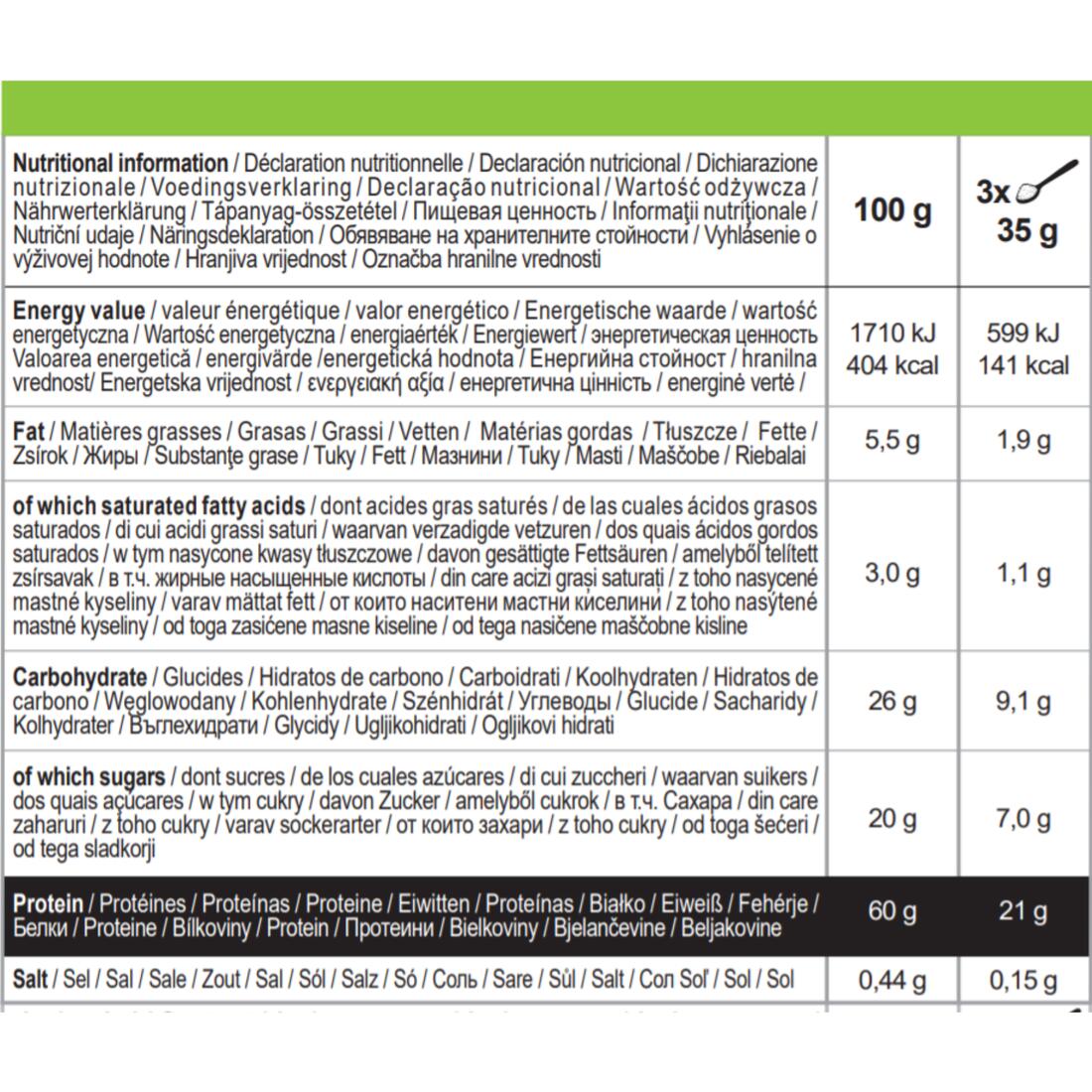 Whey protein bio chocolat 455g