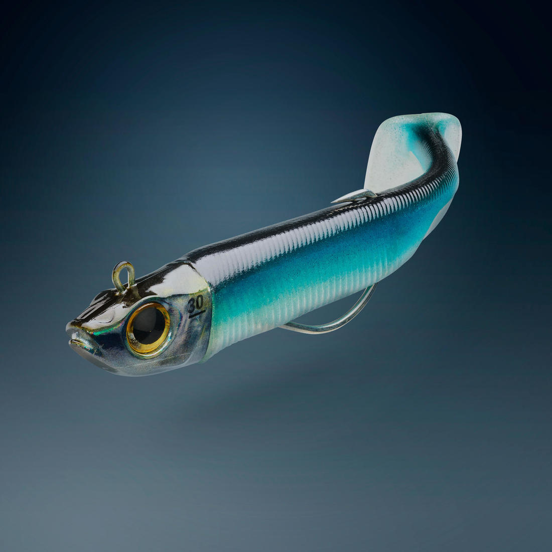 Kit leurres souples shad texan anchois ancho 120 12gr ayu en mer