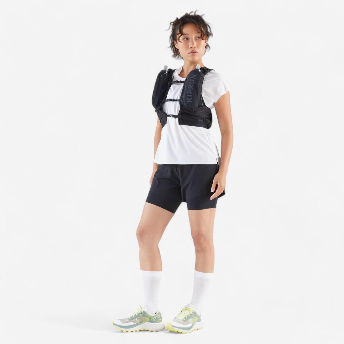 Gilet trail running compétition porte flasques mixte - KIPRUN 900 RACE 5L