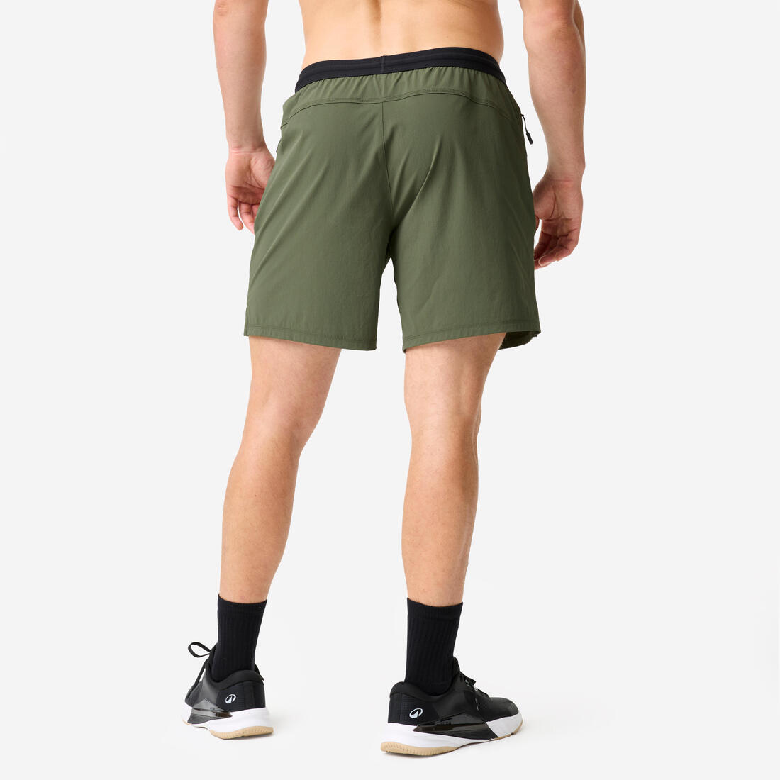 Short de sport mi-cuisse 18cm léger homme