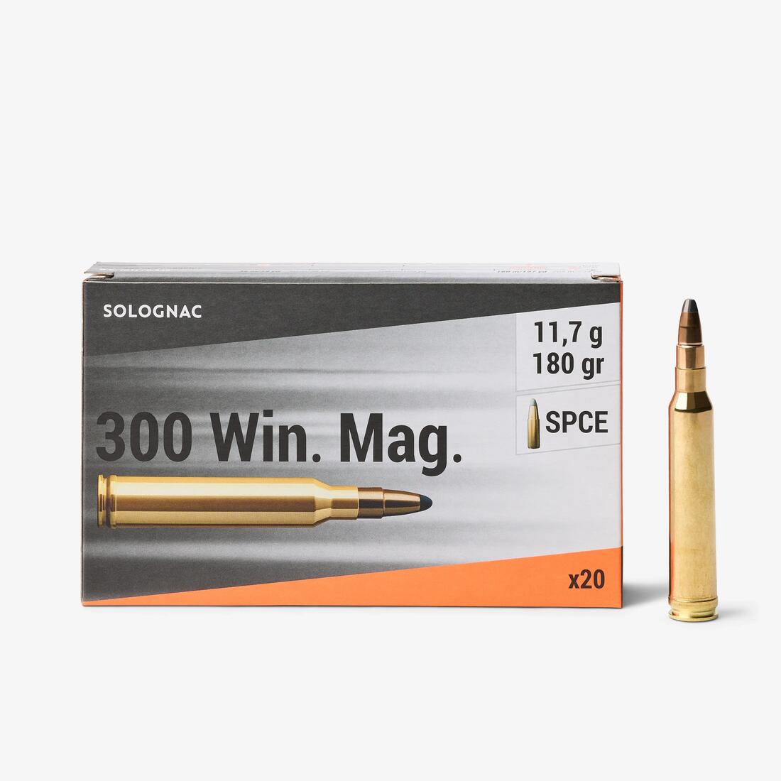 Balle 300 WINCHESTER MAGNUM 11,7G/180GRS X20