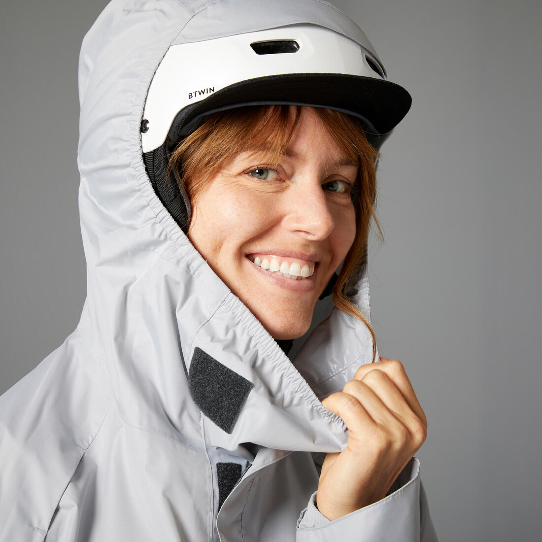 Poncho pluie vélo ville, visibilité de nuit, 540