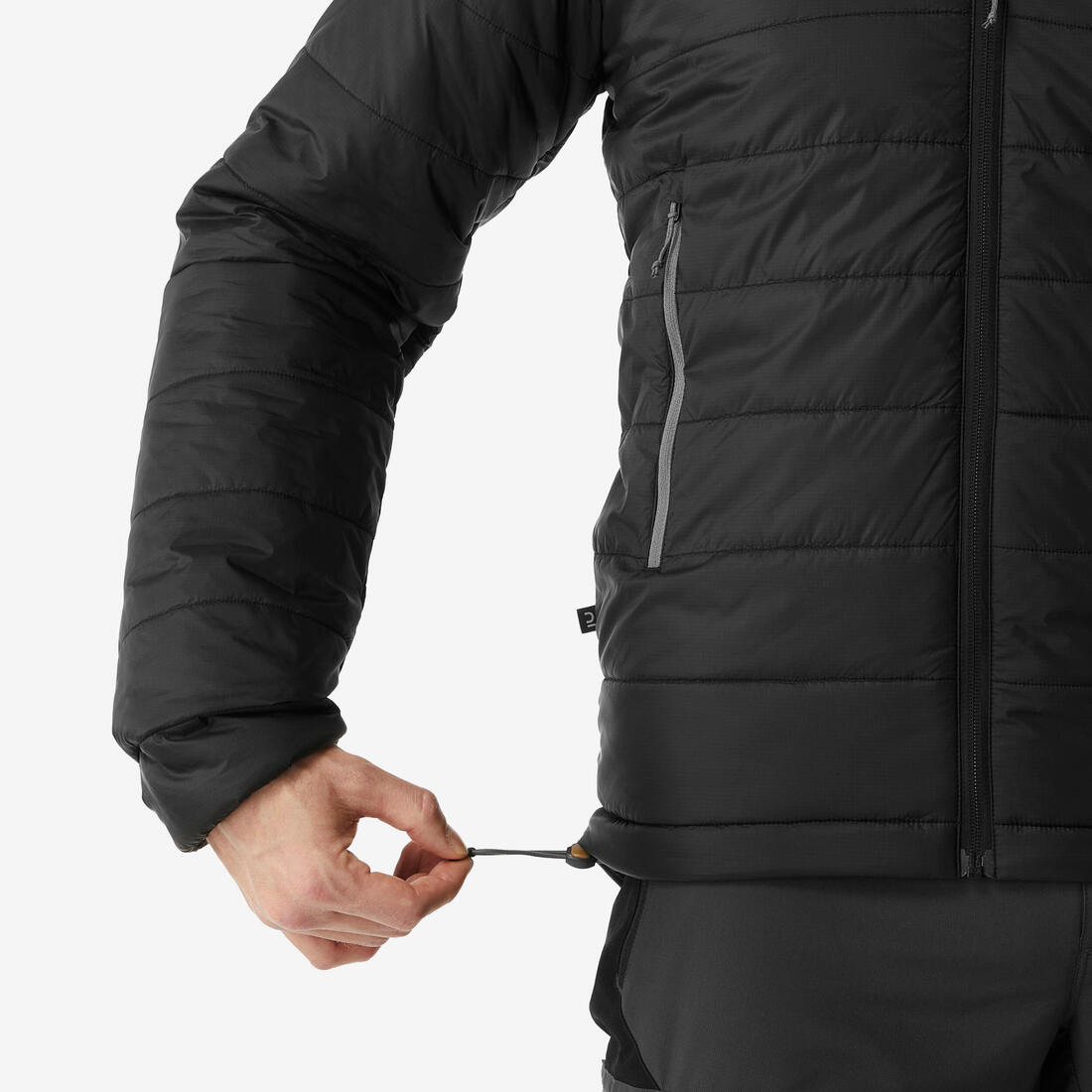 Doudoune de trek synthétique à capuche homme, MT100 - 5°C