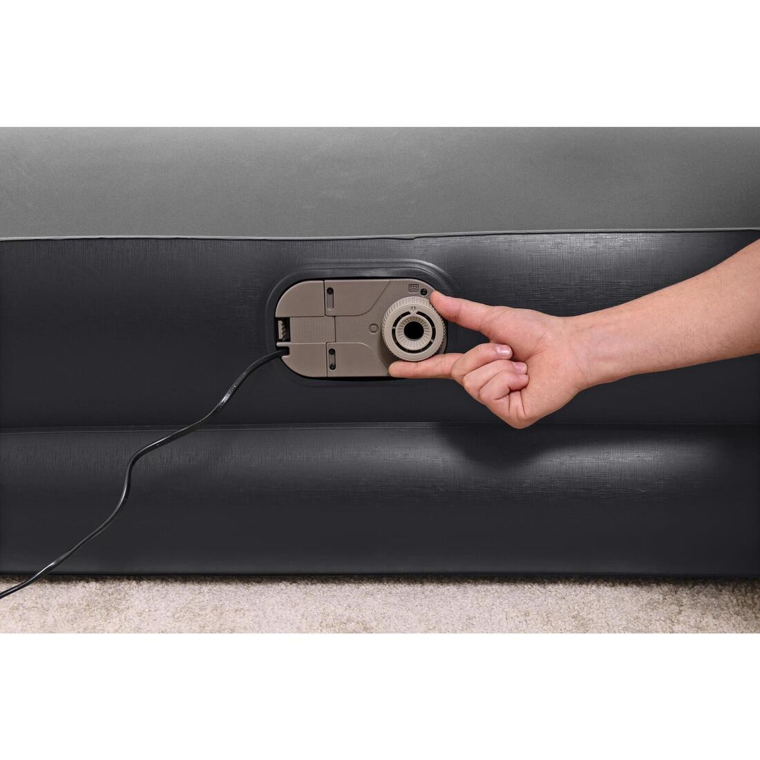 Matelas gonflable haut pour 2 personnes, avec pompe électrique intégrée