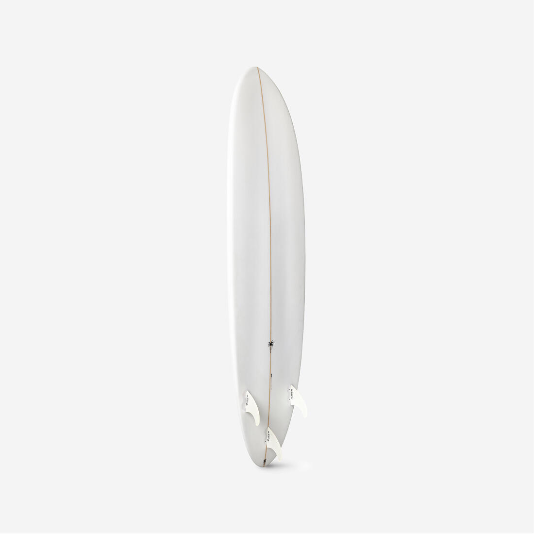 Planche de surf hybride en résine 7' 49L avec 3 ailerons - beige
