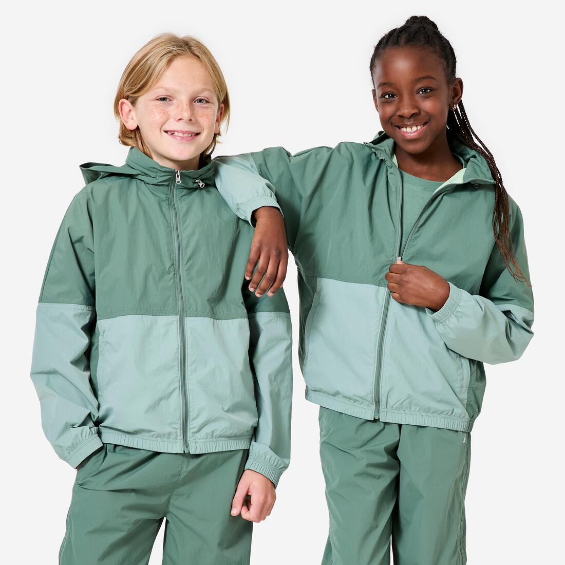 Veste à capuche imperméable légère enfant