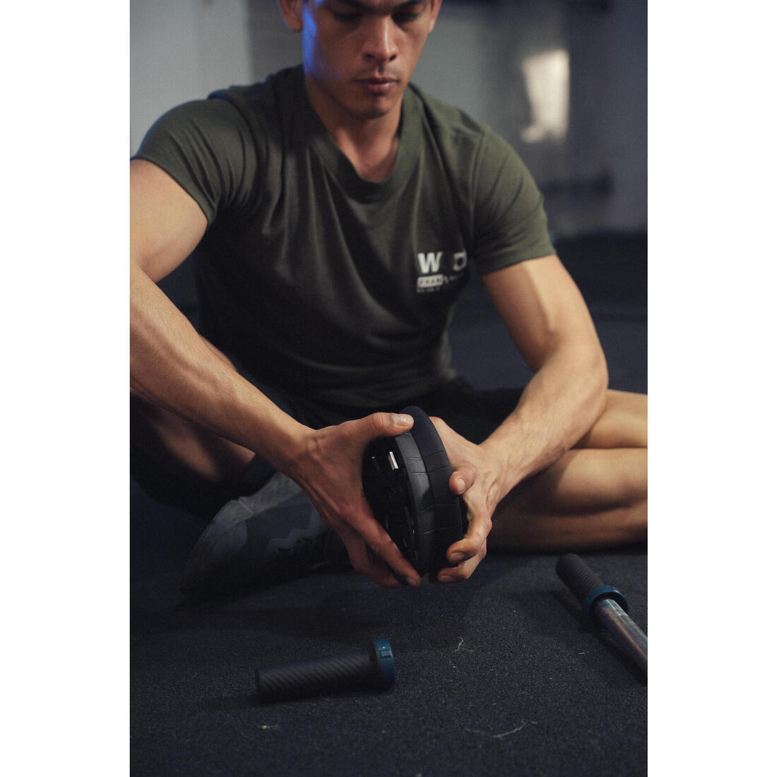 Roue abdominale musculation bi-mode, AB wheel