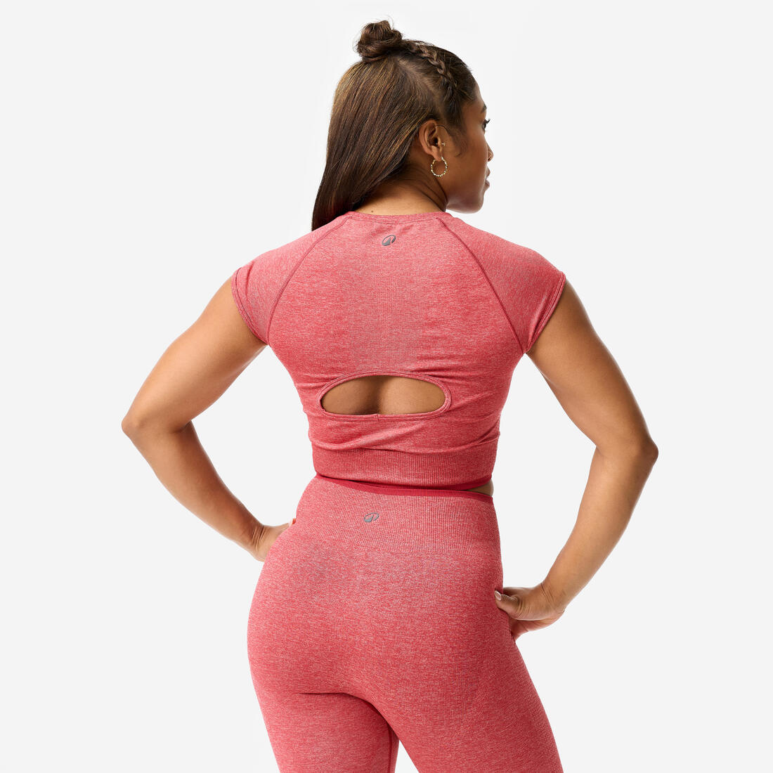 Crop top seamless de musculation femme