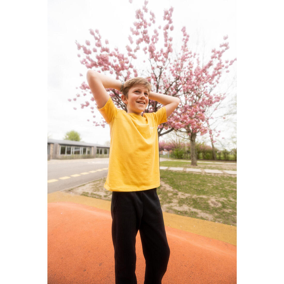 T-shirt enfant coton respirant - 500