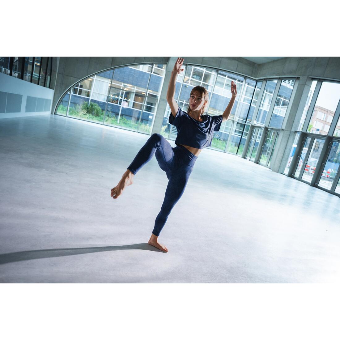 T-shirt danse modern jazz crop femme