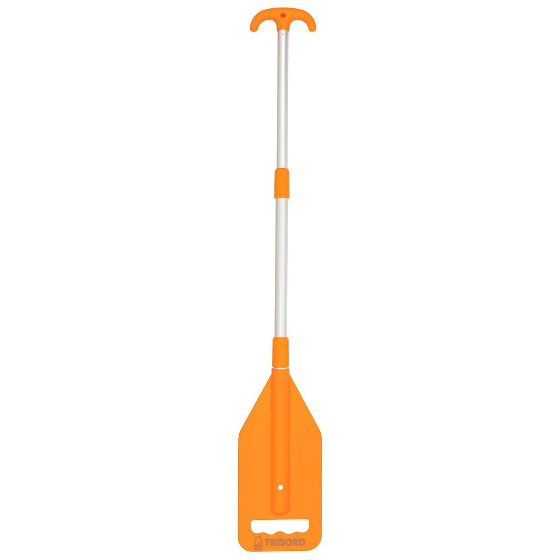 Pagaie gaffe telescopique bateau orange