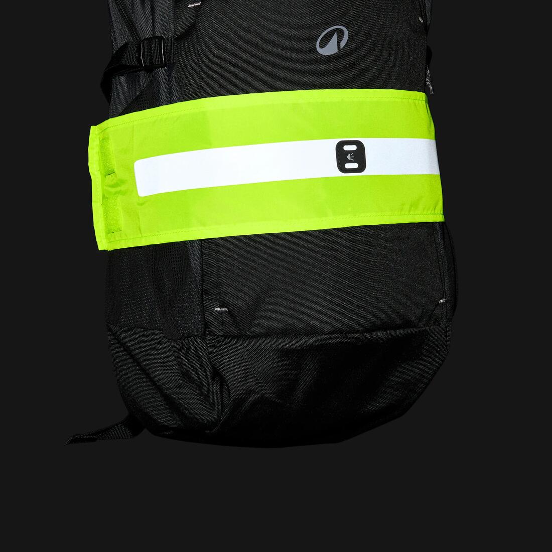 BANDEAU DE VISIBILITE DE SAC JOUR NUIT JAUNE FLUO