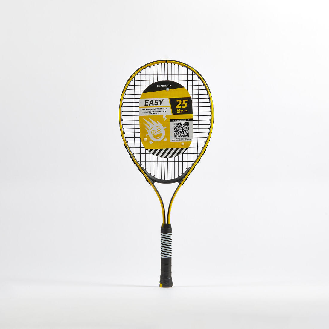 Raquette de tennis enfant Easy 25" jaune