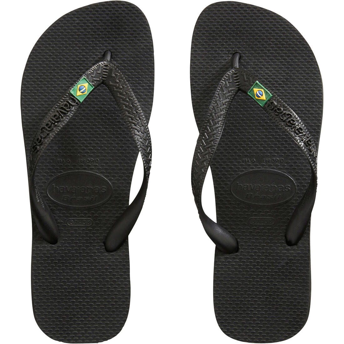 Tongs Homme BRASIL Havaianas Noir