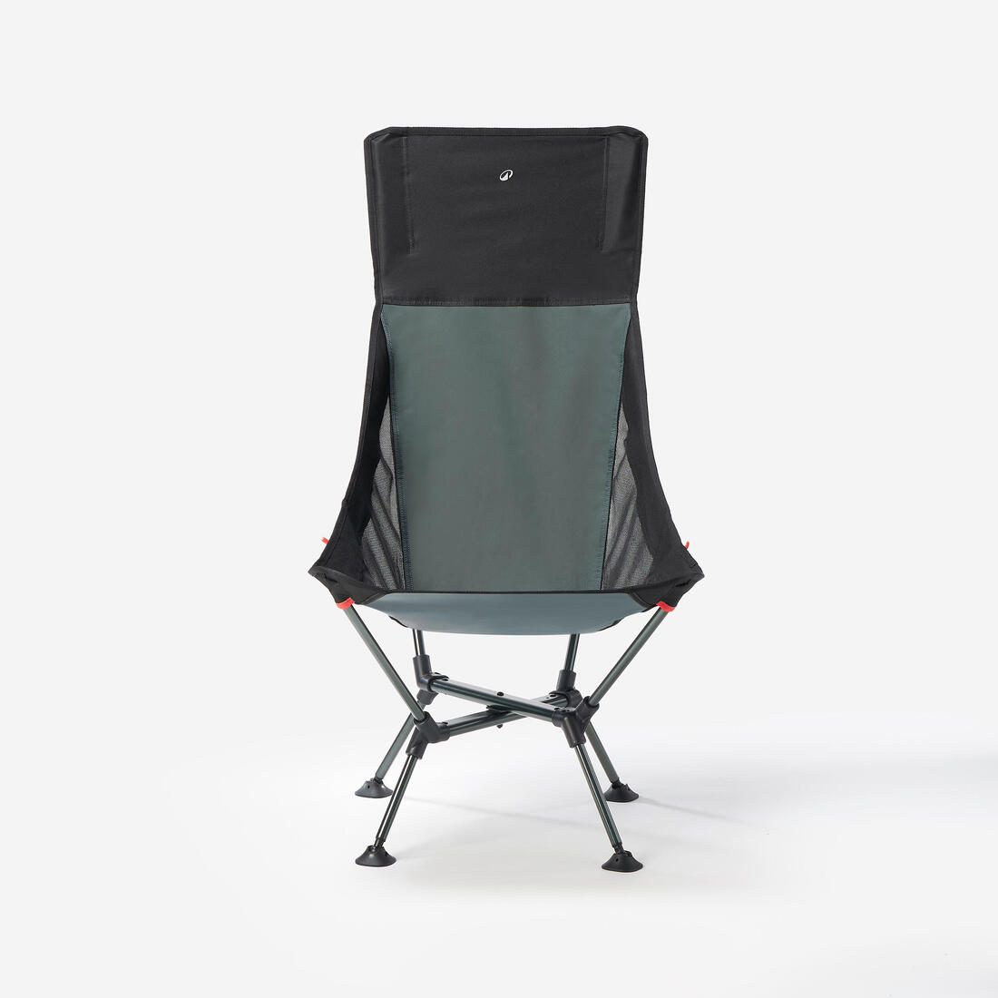 Chaise basse de camping, ultra compacte et avec dossier haut, 900 XL