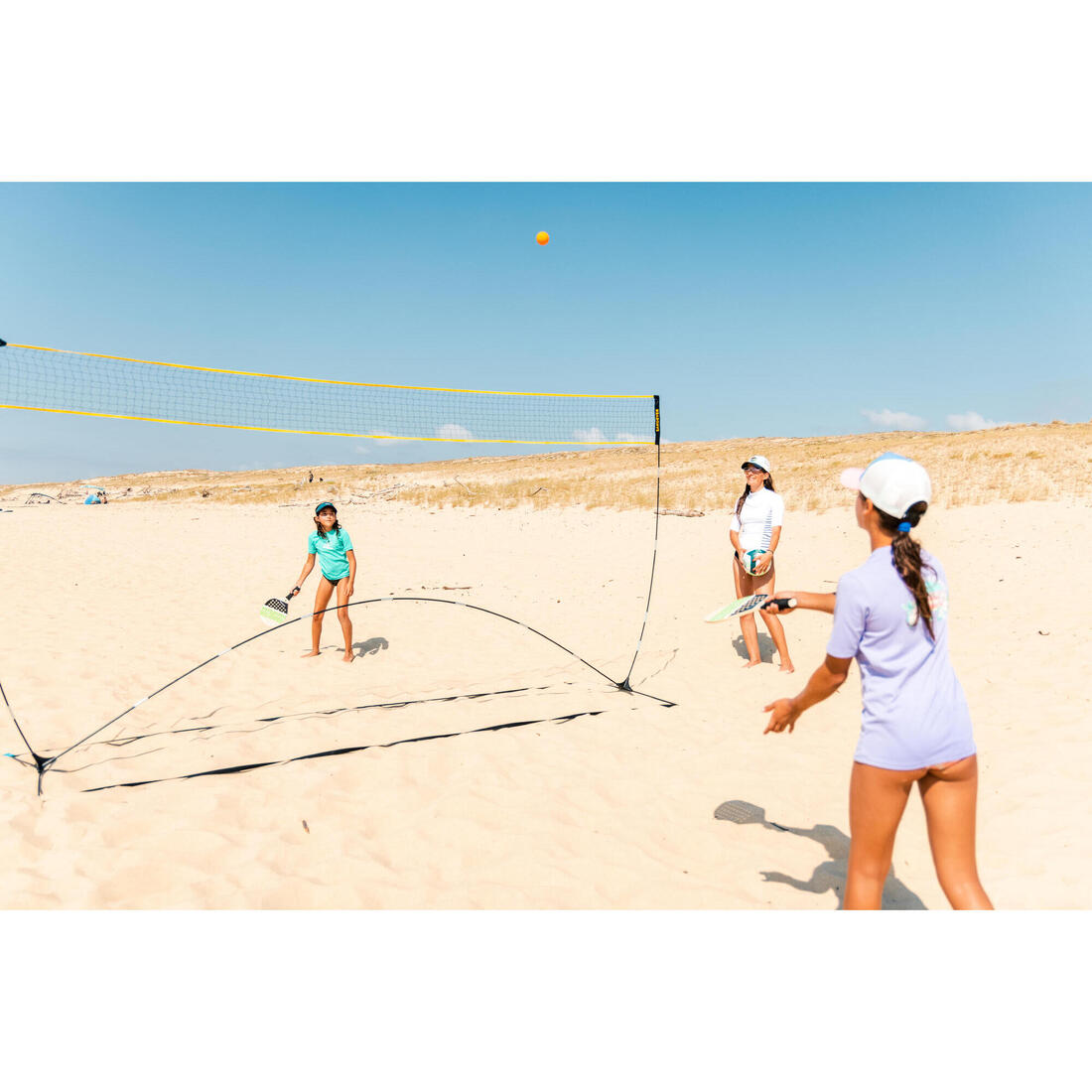 Set (Filet et poteaux) de Beach Sport d'initiation BS100