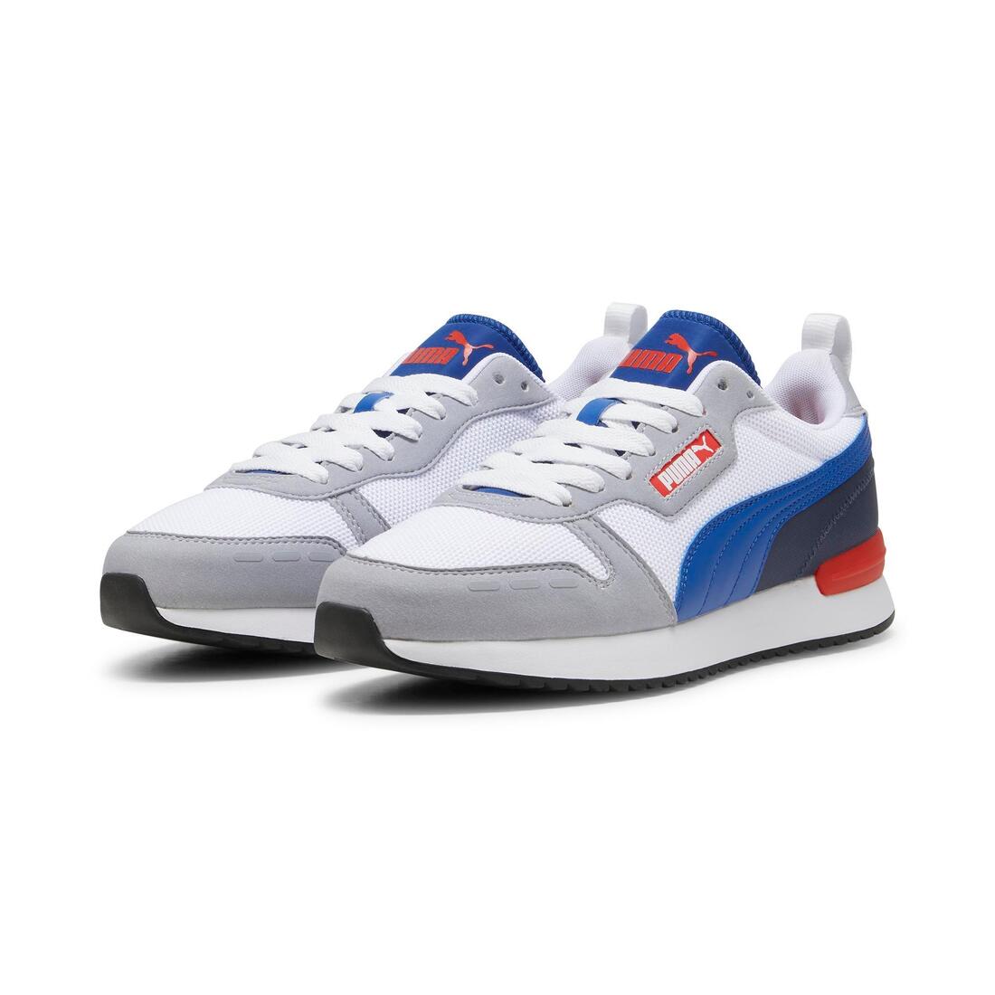 Baskets de marche homme, R78 bleu rouge