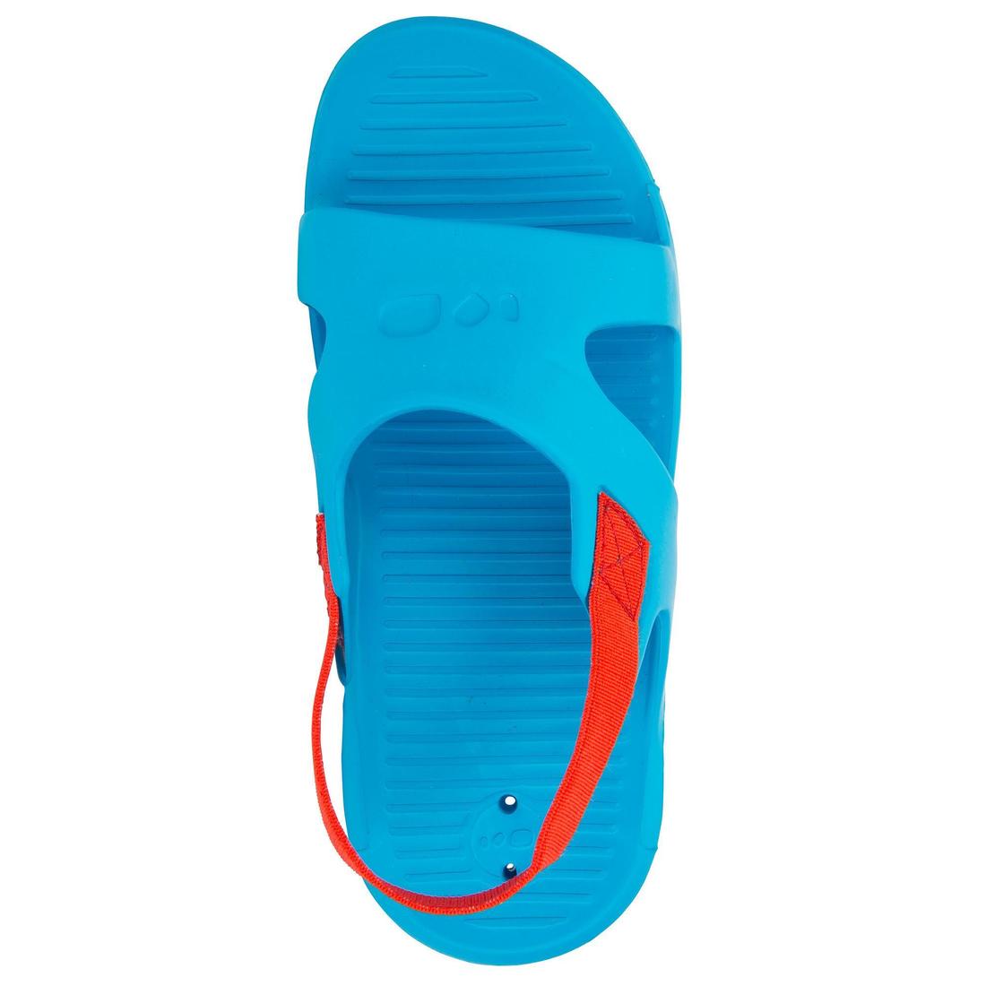 Chaussure Sandale Piscine Enfant SLAP 100 BASIC Menthe